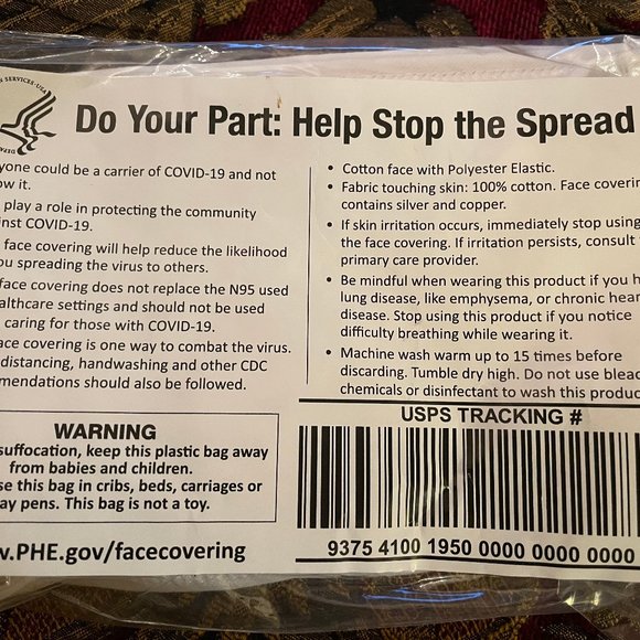 Port Authority Reusable Face Cover (Pack of 5) - Picture 9 of 9